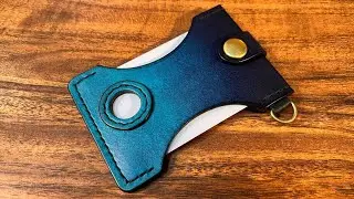 Making a Card Holder 【11-Works Factory ch】Leather Craft Collaboration