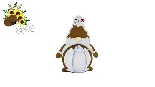 Gnome Gingerbread Lantern SVG Assembly Tutorial
