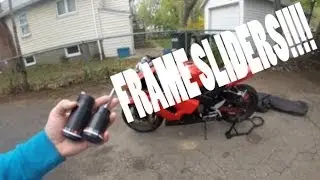 How To: 05-06 Ninja 636 OES No Cut Frame Sliders Install