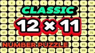 The number puzzle 12&times;11 is a great way to activate the mind and learn new skills.