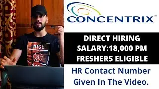 Concentrix Hiring Freshers | Salary:18,000 PM | Concentrix Recruitment 2021 | Concentrix Jobs 2021