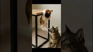 Guinea Pig Slips Off the Edge Straight Into the Cat&rsquo;s Trap!