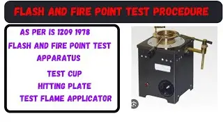 How to Flash And Fire Point Test of Bitumen Vg-40 Full Video Is Code 1209 1971