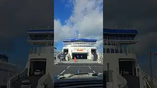 Пересечение Ла-Манша на пароме. Цели поездки #englishchannel #ferry #roadtrip
