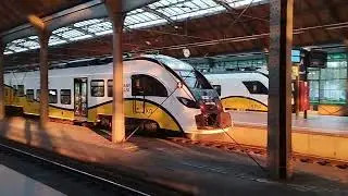 Pociągi KD w blasku słońca. 36WEa - 