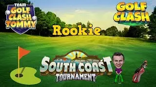 Golf Clash tips, Playthrough, Hole 1-9 - ROOKIE - TOURNAMENT WIND! South Coast Tournament!