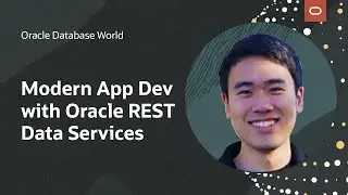 Modern application development with Oracle REST Data Services