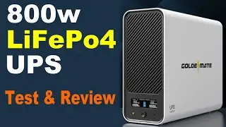 ИБП с литий-ионными аккумуляторами LiFePo4! Тест и обзор GoldenMate &mdash; резервный инвертор мощностью 800 Вт