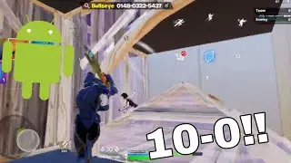 Fortnite Mobile - 10-0 Win on 2v2 Piece Control | (Moto G stylus 2025)