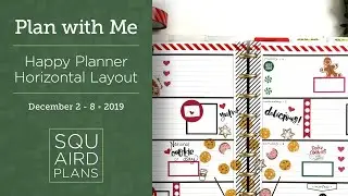 Cookie Explosion Spread :: Plan with Me :: Happy Planner Horizontal Layout