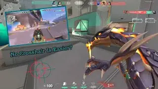 Is it easier to play Valorant with no crosshair!? | Valorant Icebox Compe ft Reef21