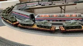 NYC Military Train Empire and Niagara double heading