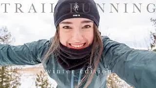 WINTER TRAIL RUN WITH ME | How to Winter Trail Run in Northern Michigan Tips & Tricks