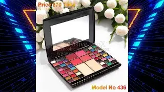 54 Color 3 in 1 Makeup kit, Roseleaf Supper 48 Color Eyeshadow & 4 Color Blusher, 2 Compact Powder