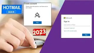 How to Open Hotmail Account in Mobile 2026 | Please solve the Puzzle so we know You're not a Robot