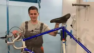 Vintage bicycle frame with modern parts?
