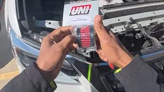 Lexus GX460 Secondary Air Injection Pump Filter Install (Foam Piece Removal)