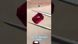 Ceylon Ruby Gemstone.💎🩸 #ruby #gems #luxury #ceylon #srilanka #rare #rich #business