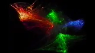 Relaxing, Morphing Laser Light for Meditation (Laser Patterns Refract through Glass)