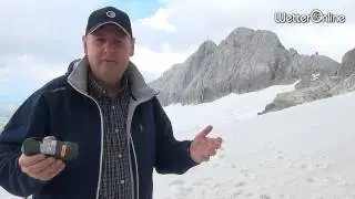 Reportage: Aus der Hitze auf den Dachstein-Gletscher