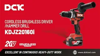 DCK KDJZ20160i cordless brushless driver/hammer drill