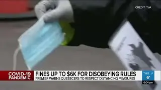 Heavy fines for disobeying rules