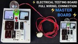 Series Board Kaise Banaye/How to Make Series parallel Electrical Testing Board/Master Board Wiring
