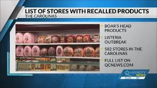 Hundreds of NC, SC stores carried recalled Boar's Head deli meat