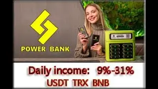 Earn trx usdt easy by join POWER-BANK