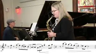 South Carolina All State Jazz Alto Audition Etude 2025