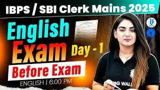 SBI / IBPS Clerk Mains English 2025 | IBPS Clerk Mains Expected Paper -1 | by Anchal Ma'am