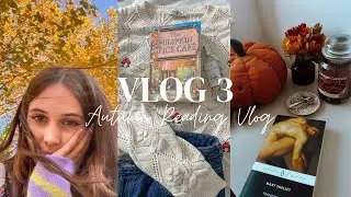 THE PUMPKIN SPICE CAFE & FRANKENSTEIN | AUTUMN READING VLOG 🎃