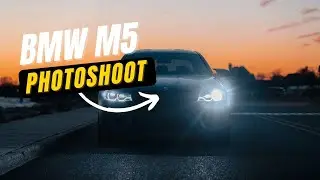 BMW M5 Sunset Photoshoot | Sony A7IV & 85mm f1.4 GM
