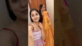 Get ready with us for Haldi function💛| Anju Mor |#ytshorts #minivlog #grwm #ytshorts