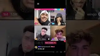 Hoodrich Kevin with Wingo, Kiara and others / Anti Tatted with others Thursday TikTok live video