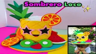 SOMBRERO LOCO 🍍Súper original !!!
