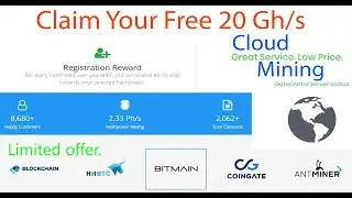 Earn Free 0.001 Btc | HashZone | Free Cloud Mining Service - Low Price - Free Mining Power
