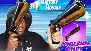 Using only the double barrel shotgun to win | Fortnite