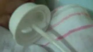 2 week old using a hands free 