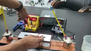 How To Use E Calendar  And Barns Setup with Power Supply Digital Voltmeter Ammeter StandTube working