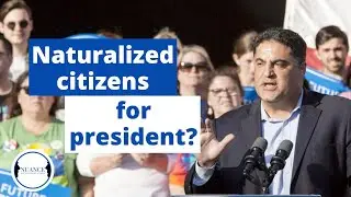Should naturalized citizens be allowed to run for President?