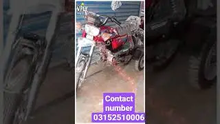 Disabled person bike. Crown self start bike with said weel bike 70cc new addition 2022 model