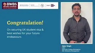 Student Testimonial - India, UK University Admission & Visa Success, University College Birmingham