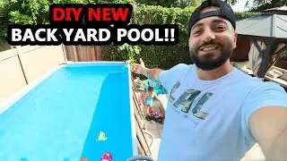 I BUILT MY DAUGHTER A BACKYARD SWIMMING POOL AND THIS WAS HER REACTION!