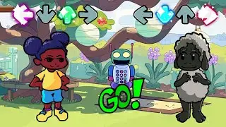 Friday Night Funkin' - Amanda vs Wooly (Bluey Can Can) | Amanda The Adventurer x FNF