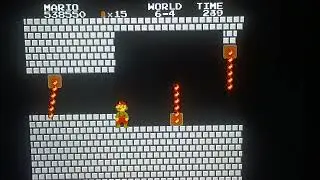 Retro 1985 Nintendo NES Super Mario Bros world 6-4 Saturday January 17th 2026