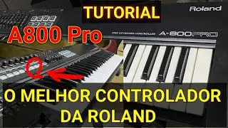 Roland A-800 Pro conhecendo meu teclado  detalhes