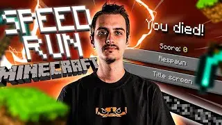 JE M'ENTRAÎNE AU SPEEDRUN MINECRAFT 🏃🏽‍♂️ ft. Maxime Biaggi