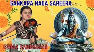 Sankara Nada Sareera | Ganga Sasidharan | Ganga Tharangam violin fusion | Bharath Deash TV