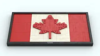 Lego Canada Flag Build! (862)